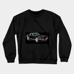 Classic Stingray Sports Car Crewneck Sweatshirt